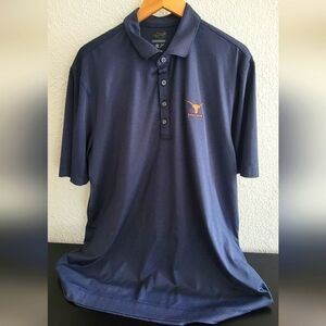 University Of Texas Longhorns Men's Navy Polo "Golf Club" Shirt XXL Retails $75+